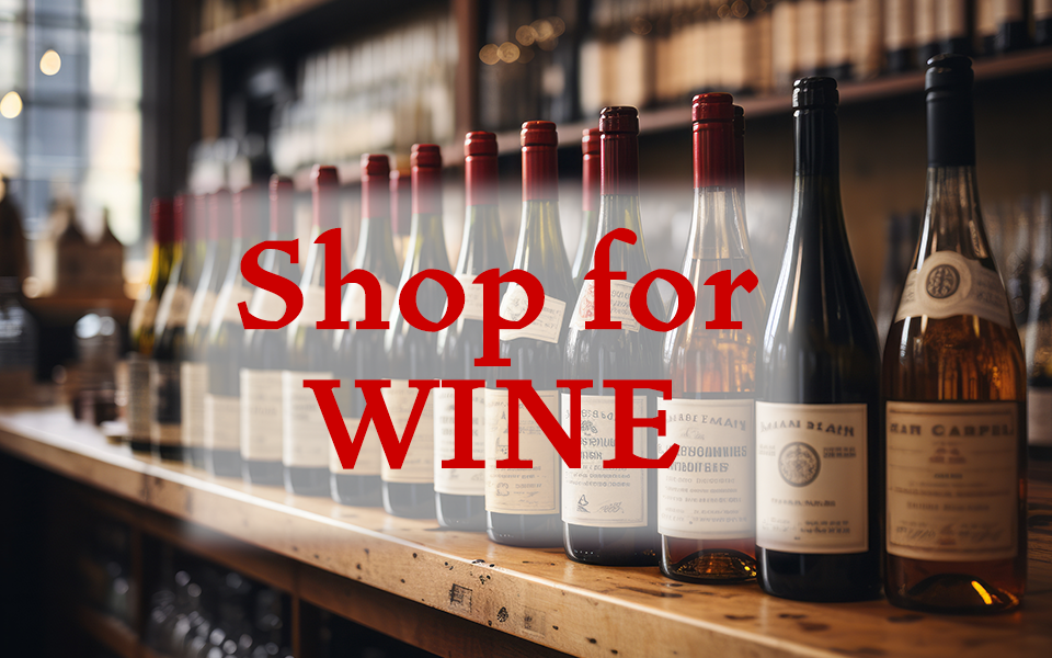 Shop for Wine - Wine Bottles standing in a row